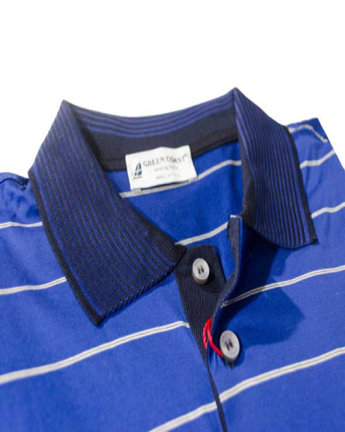 Polo classique en fil de coton d'écosse